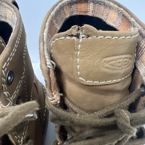 Keen Utility San Jose 6" Womens Size 8.5 Brown Safety Toe Waterproof Work Boots - Picture 8 of 11